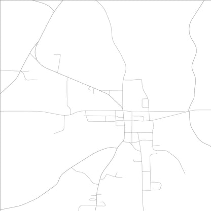 ROAD MAP OF ECLECTIC, ALABAMA BY MAPBAKES