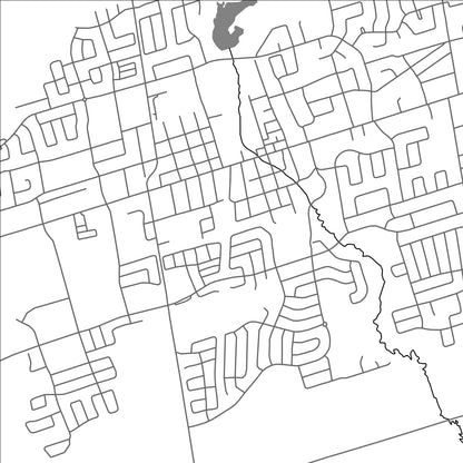 ROAD MAP OF STOUFFVILLE, CANADA BY MAPBAKES