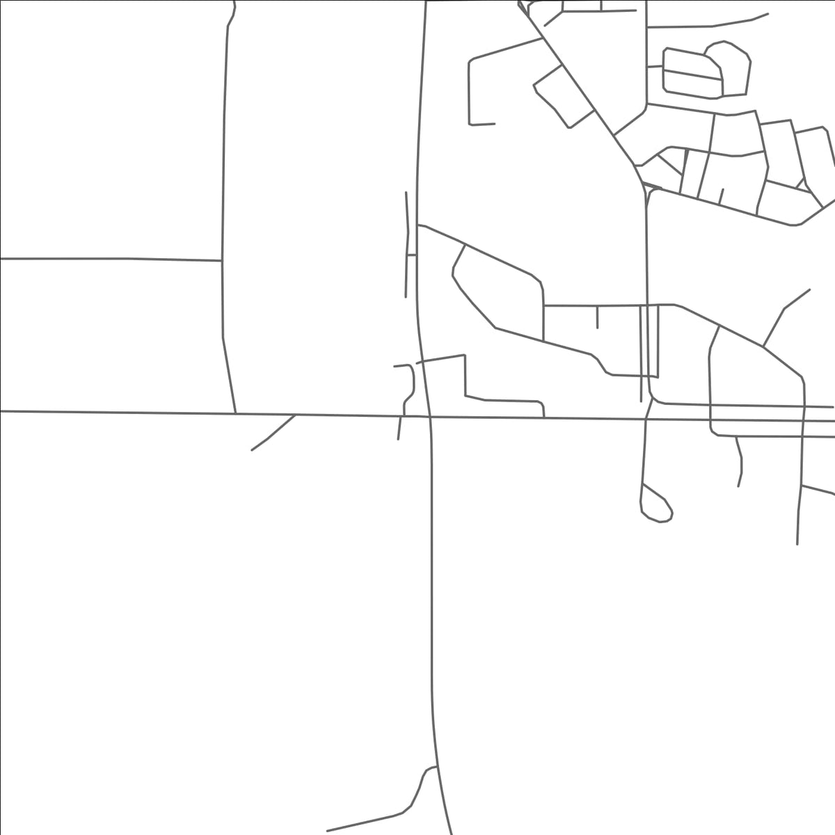 ROAD MAP OF SWAN HILLS, CANADA BY MAPBAKES