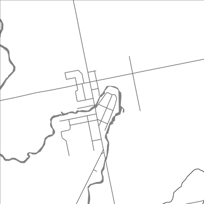 ROAD MAP OF TARA, CANADA BY MAPBAKES