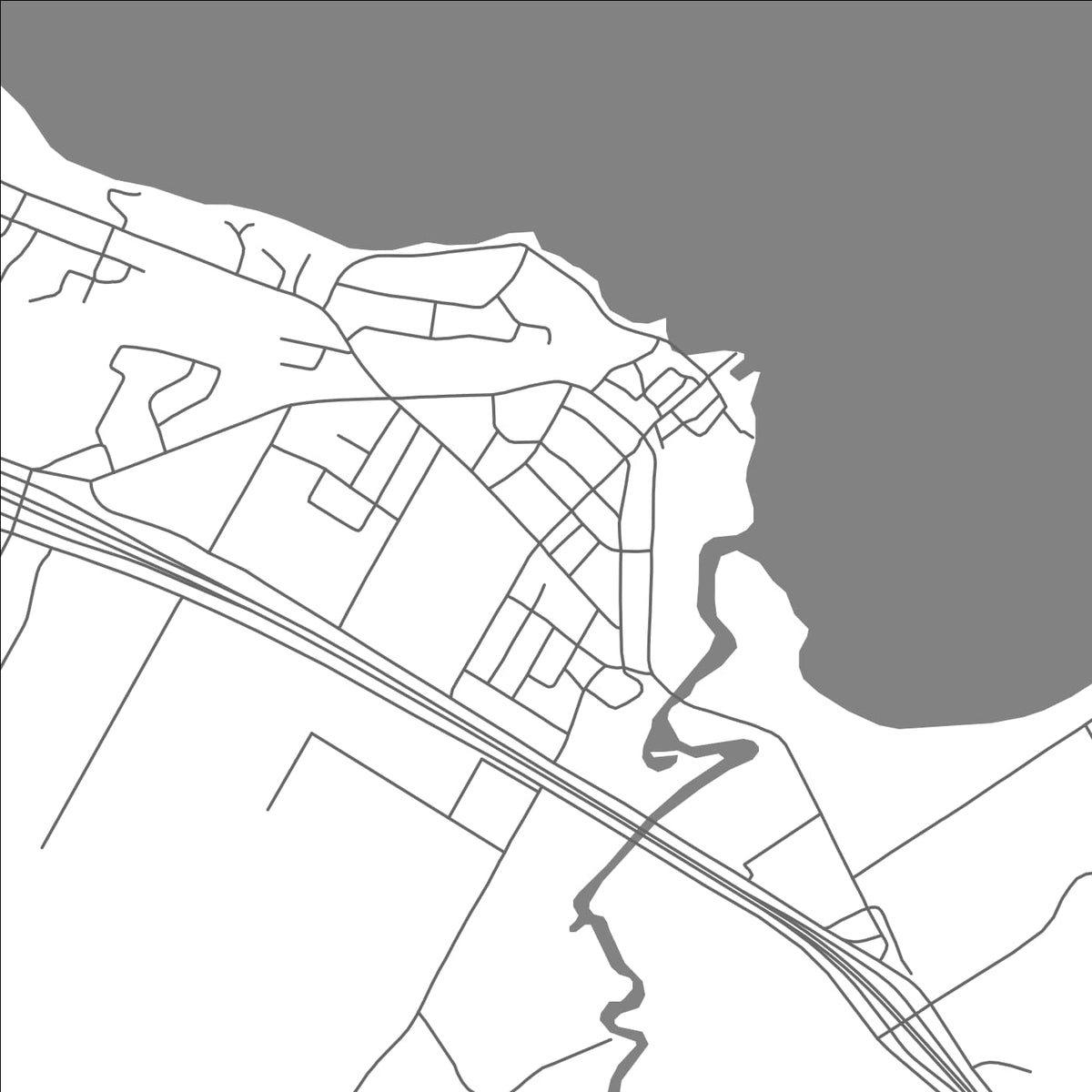 ROAD MAP OF TEMISCOUATA SUR LE LAC, CANADA BY MAPBAKES