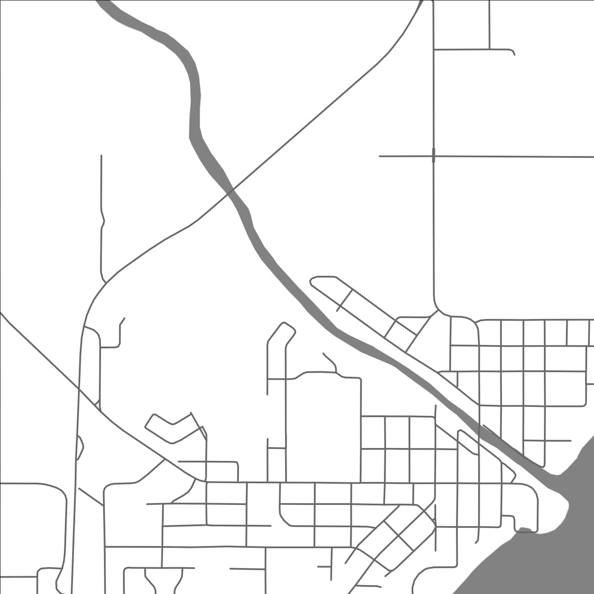 ROAD MAP OF TEMISKAMING SHORES, CANADA BY MAPBAKES