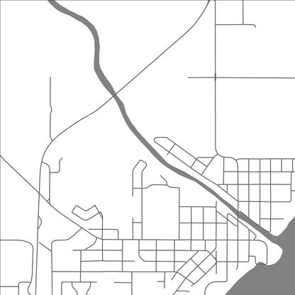 ROAD MAP OF TEMISKAMING SHORES, CANADA BY MAPBAKES
