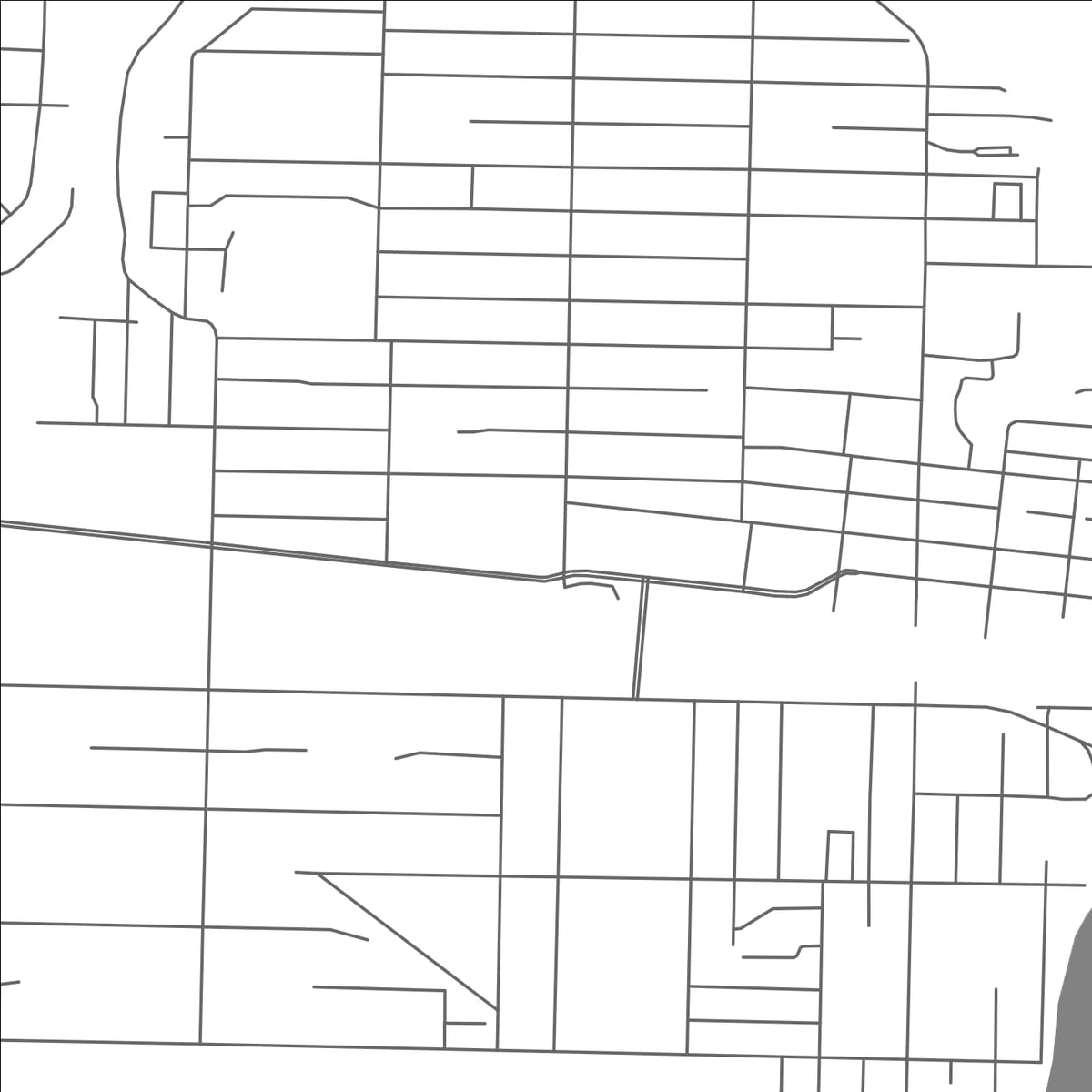 ROAD MAP OF TERRACE, CANADA BY MAPBAKES