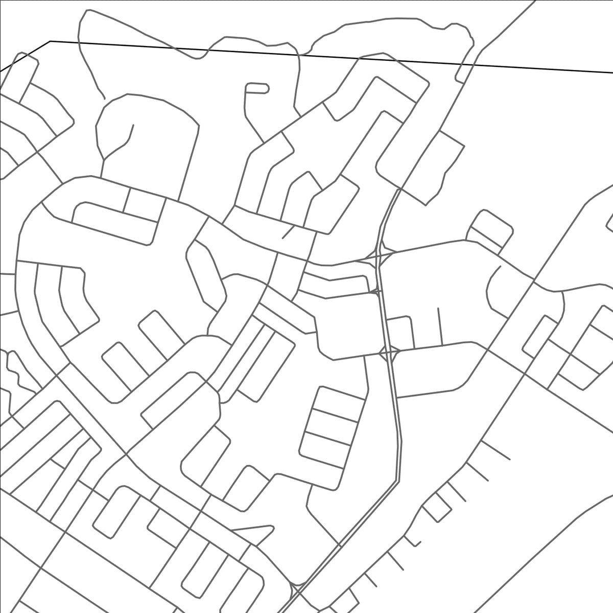 ROAD MAP OF THOMPSON, CANADA BY MAPBAKES