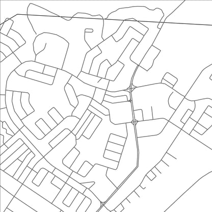 ROAD MAP OF THOMPSON, CANADA BY MAPBAKES