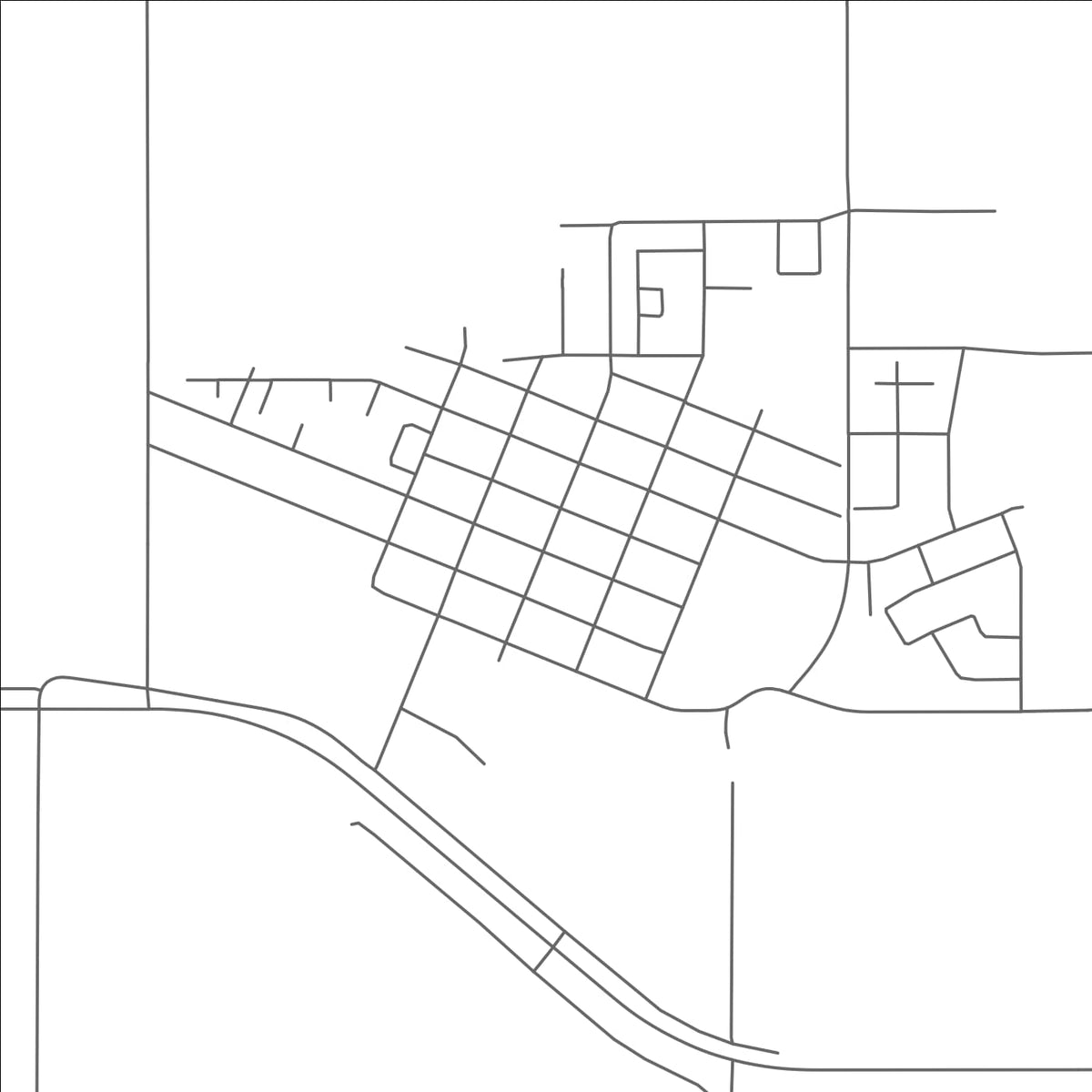 ROAD MAP OF TOFIELD, CANADA BY MAPBAKES