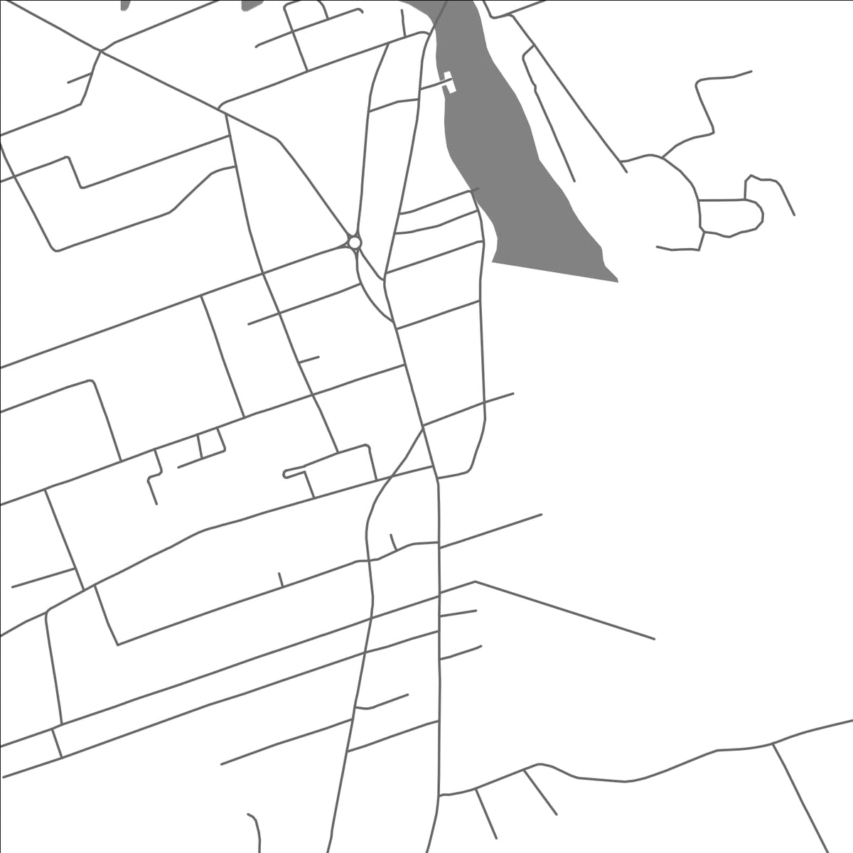 ROAD MAP OF TRACADIE, CANADA BY MAPBAKES
