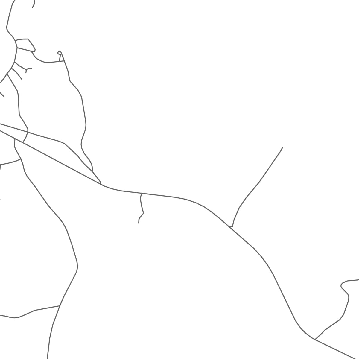 ROAD MAP OF TWILLINGATE, CANADA BY MAPBAKES