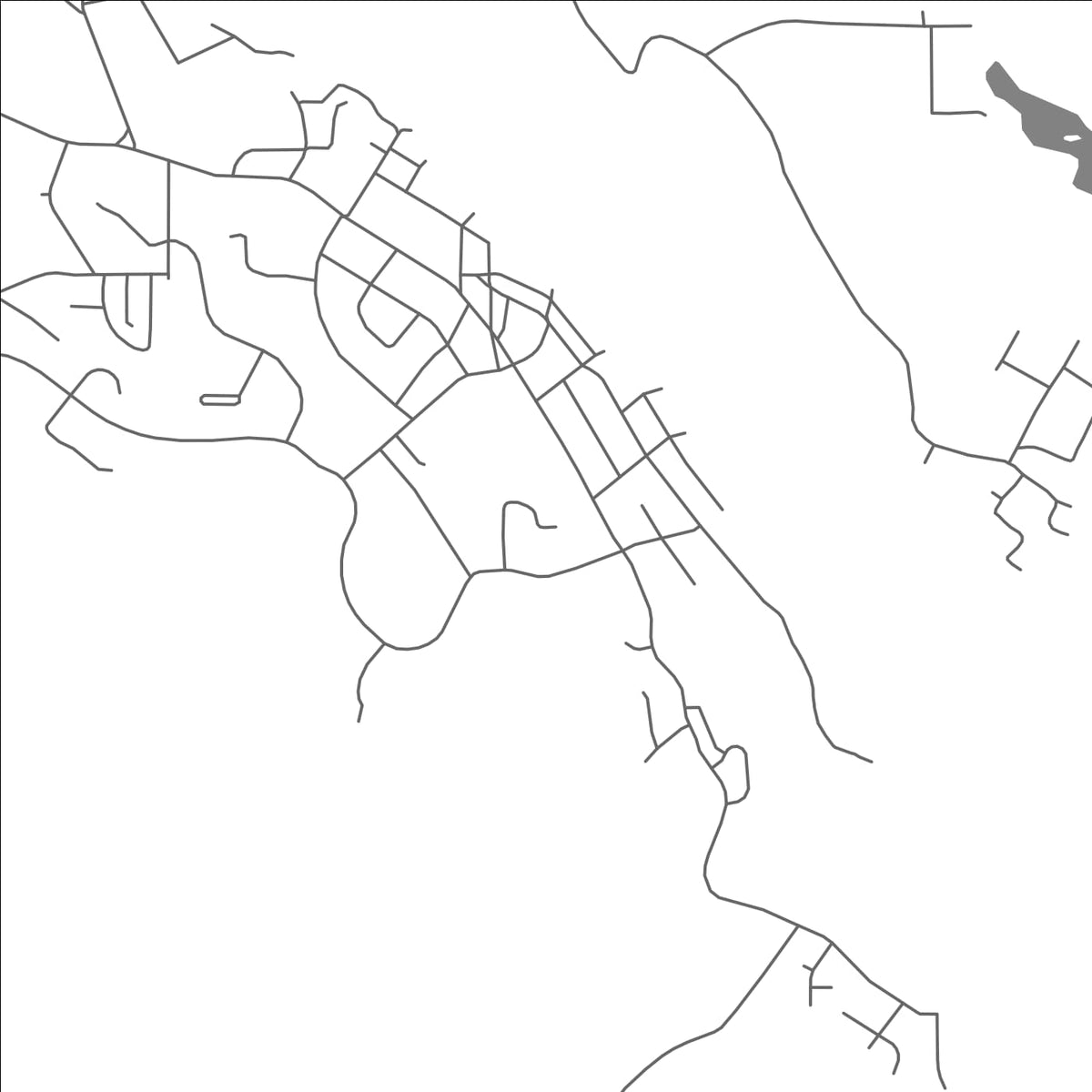 ROAD MAP OF UCLUELET, CANADA BY MAPBAKES