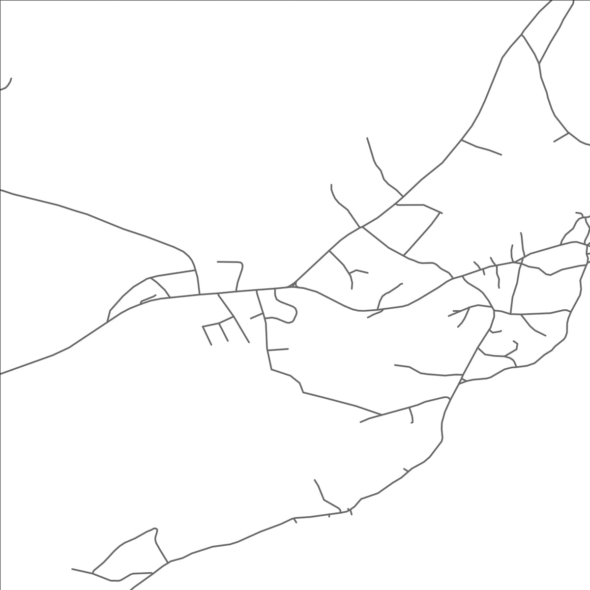 ROAD MAP OF UPPER ISLAND COVE, CANADA BY MAPBAKES