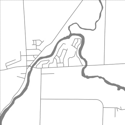 ROAD MAP OF UPTON, CANADA BY MAPBAKES