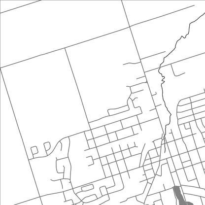 ROAD MAP OF UXBRIDGE, CANADA BY MAPBAKES