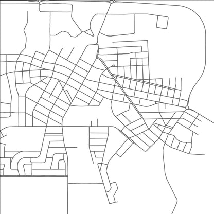 ROAD MAP OF VAL D OR, CANADA BY MAPBAKES