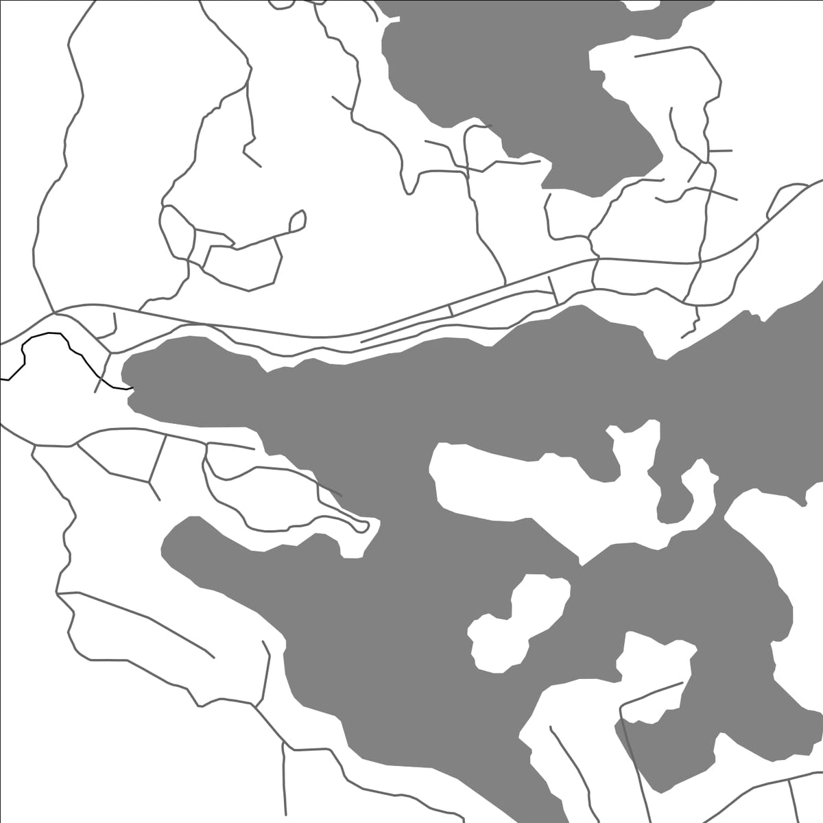 ROAD MAP OF VAL DES MONTS, CANADA BY MAPBAKES