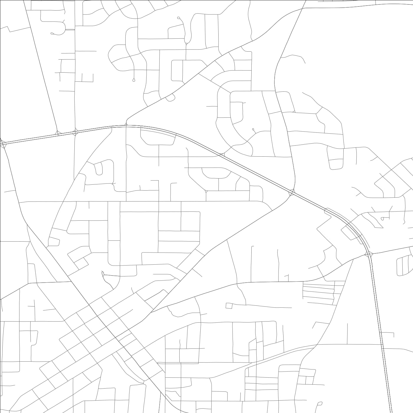 ROAD MAP OF ENTERPRISE, ALABAMA BY MAPBAKES
