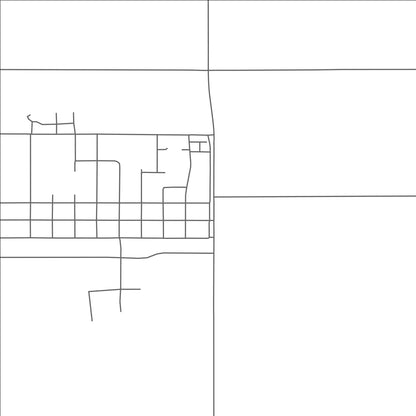 ROAD MAP OF VAUXHALL, CANADA BY MAPBAKES