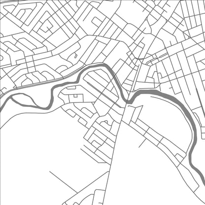 ROAD MAP OF VICTORIAVILLE, CANADA BY MAPBAKES