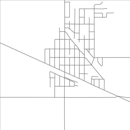 ROAD MAP OF WADENA, CANADA BY MAPBAKES