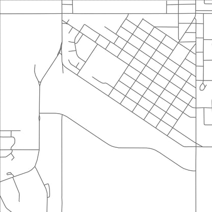 ROAD MAP OF WAINWRIGHT, CANADA BY MAPBAKES