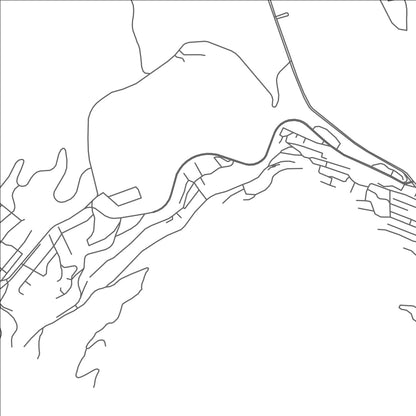 ROAD MAP OF WARFIELD, CANADA BY MAPBAKES