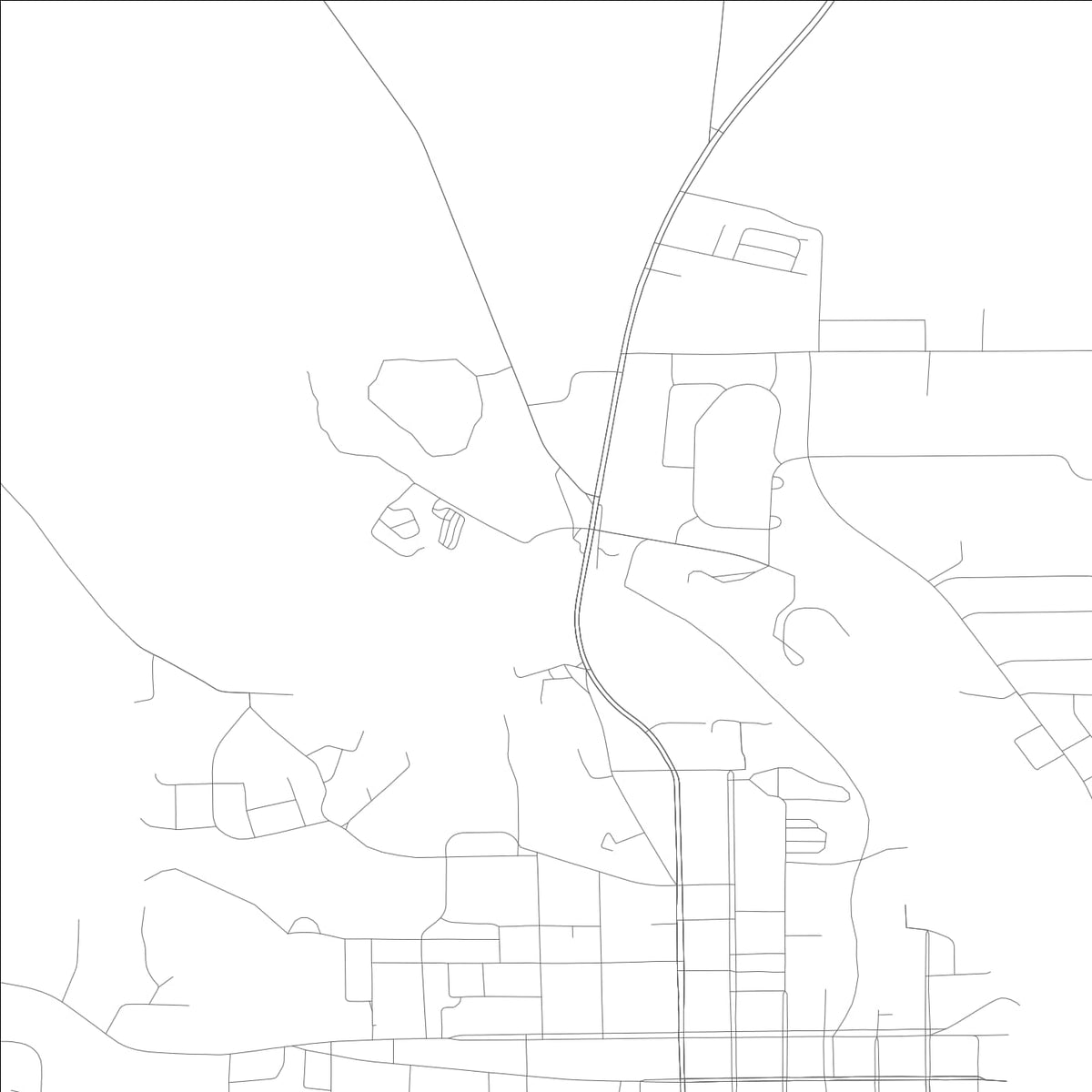 ROAD MAP OF EUFAULA, ALABAMA BY MAPBAKES