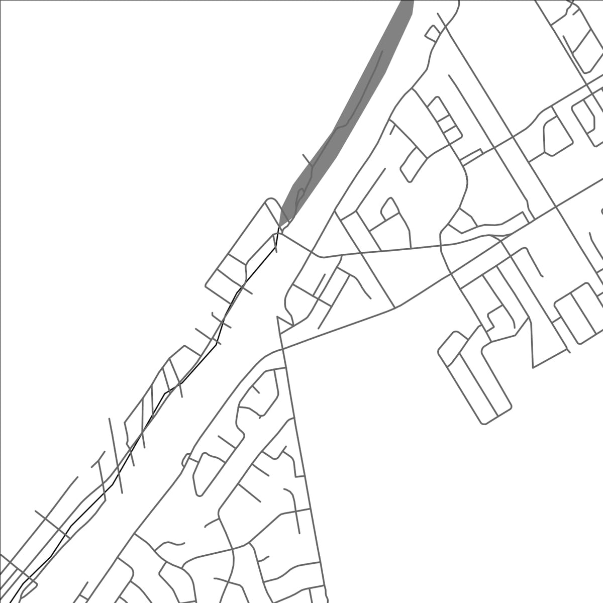 ROAD MAP OF WASAGA BEACH, CANADA BY MAPBAKES