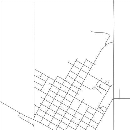 ROAD MAP OF WATROUS, CANADA BY MAPBAKES