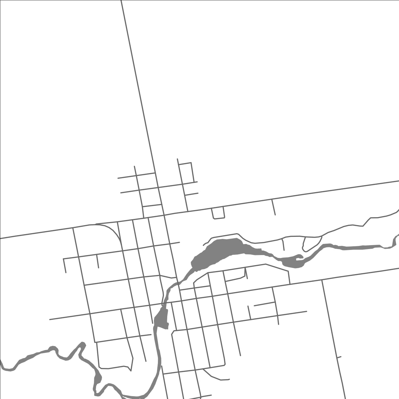 ROAD MAP OF WEST GREY, CANADA BY MAPBAKES