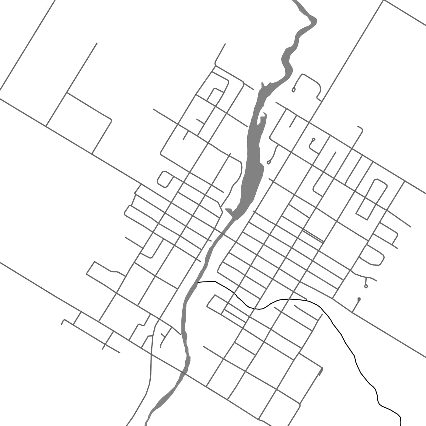 ROAD MAP OF WEST PERTH, CANADA BY MAPBAKES