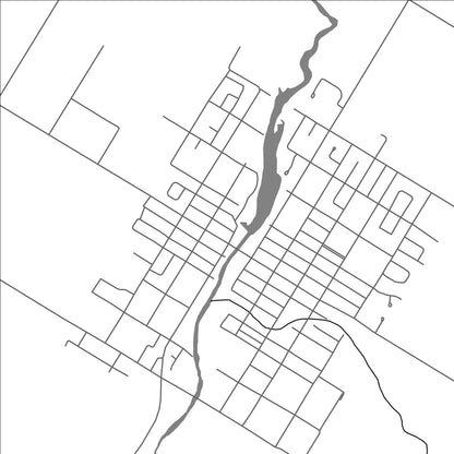 ROAD MAP OF WEST PERTH, CANADA BY MAPBAKES