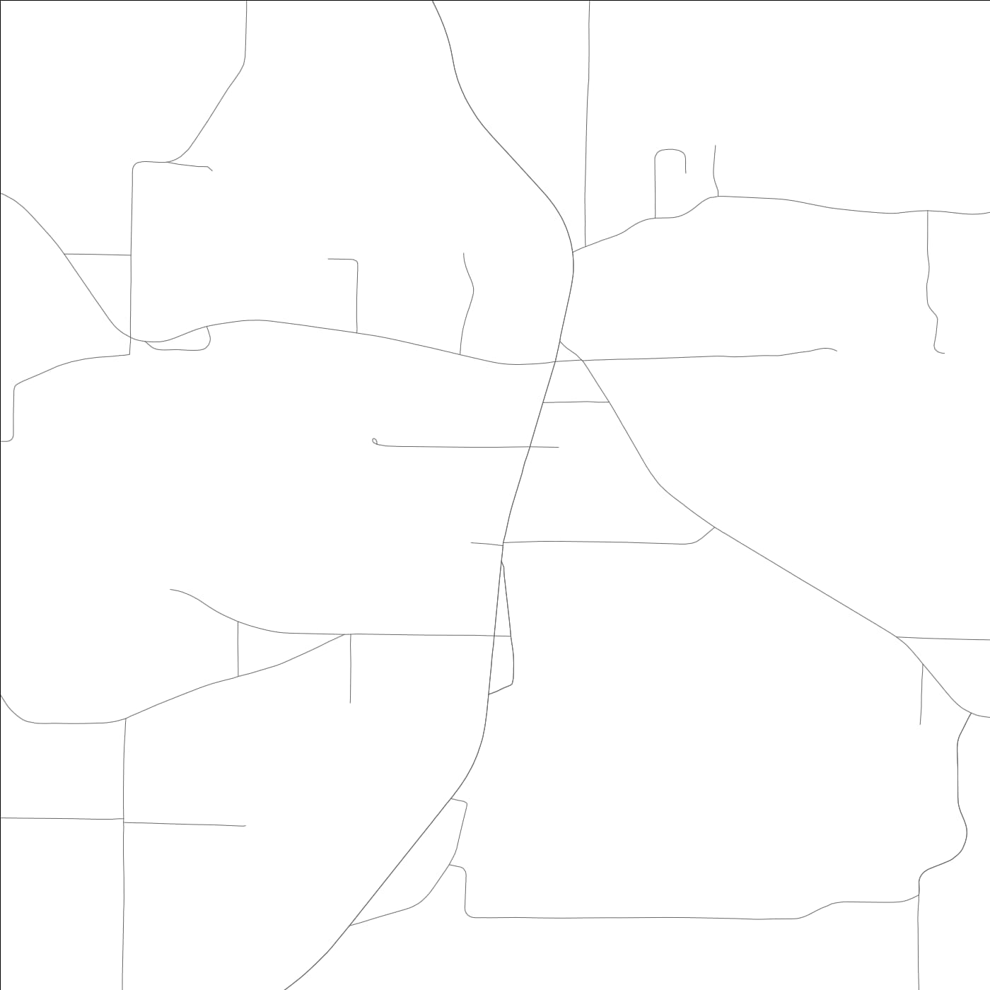 ROAD MAP OF EVA, ALABAMA BY MAPBAKES
