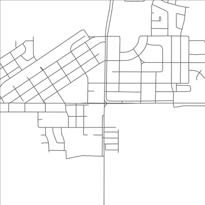 ROAD MAP OF WESTLOCK, CANADA BY MAPBAKES