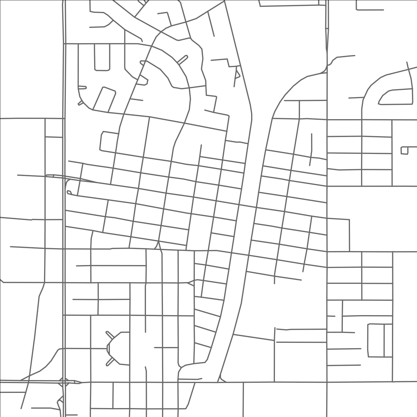 ROAD MAP OF WETASKIWIN, CANADA BY MAPBAKES