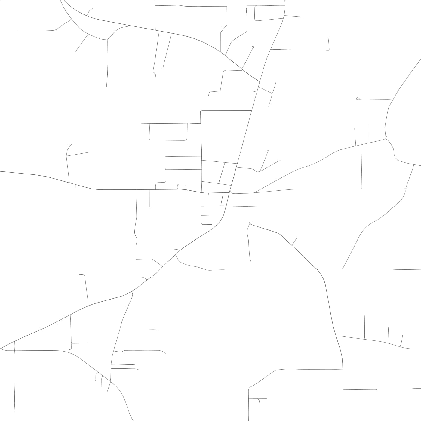 ROAD MAP OF EXCEL, ALABAMA BY MAPBAKES