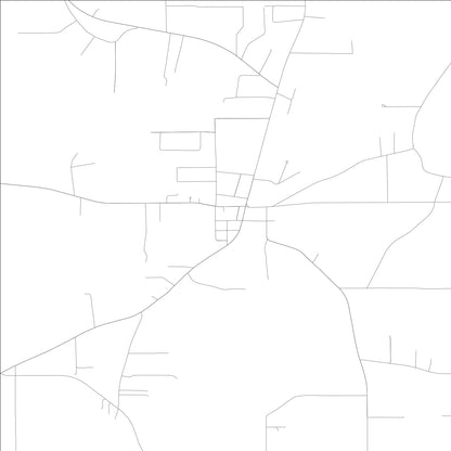 ROAD MAP OF EXCEL, ALABAMA BY MAPBAKES