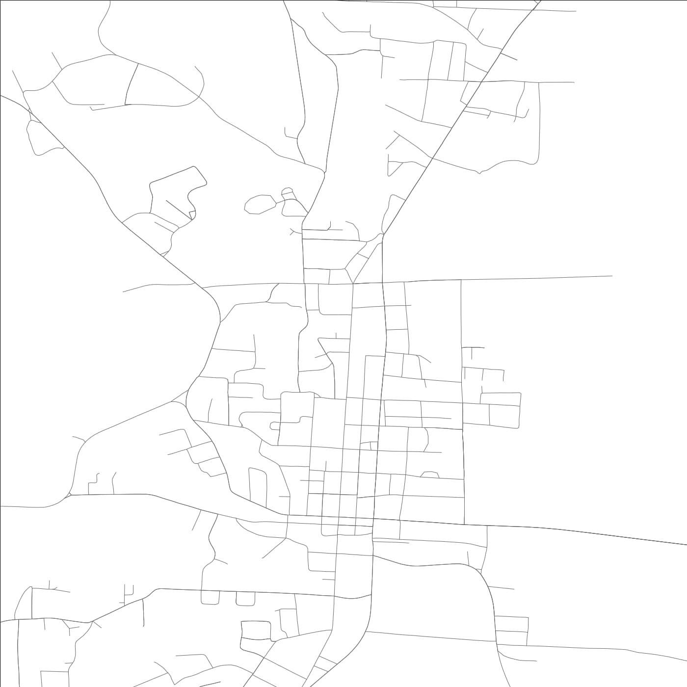 ROAD MAP OF FAYETTE, ALABAMA BY MAPBAKES