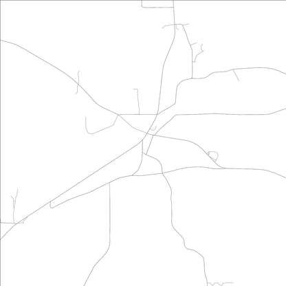 ROAD MAP OF FIVE POINTS, ALABAMA BY MAPBAKES