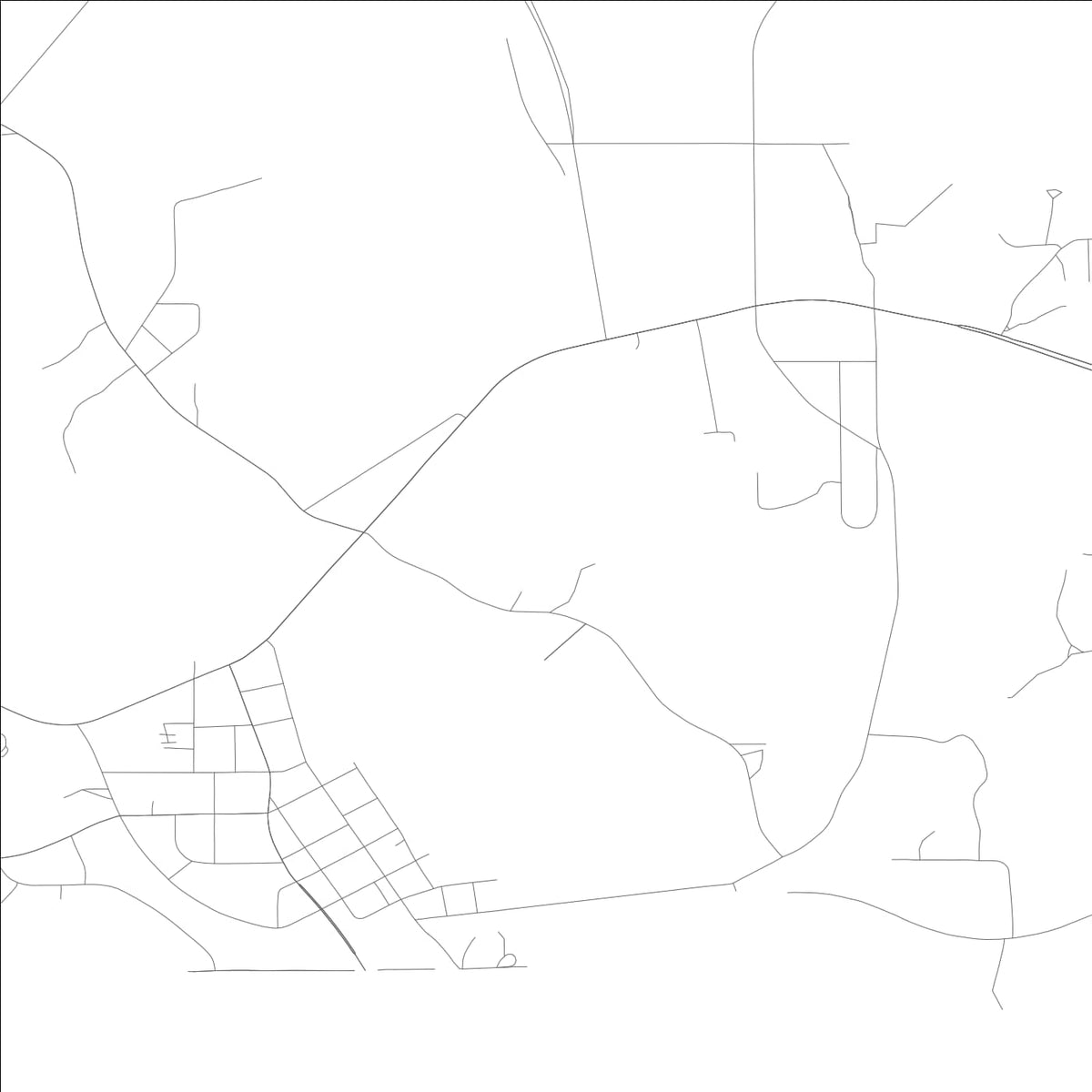 ROAD MAP OF FLOMATON, ALABAMA BY MAPBAKES