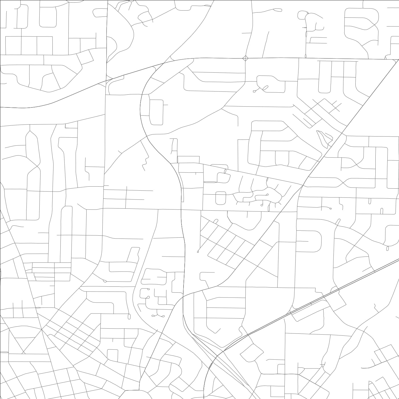 ROAD MAP OF FLORENCE, ALABAMA BY MAPBAKES