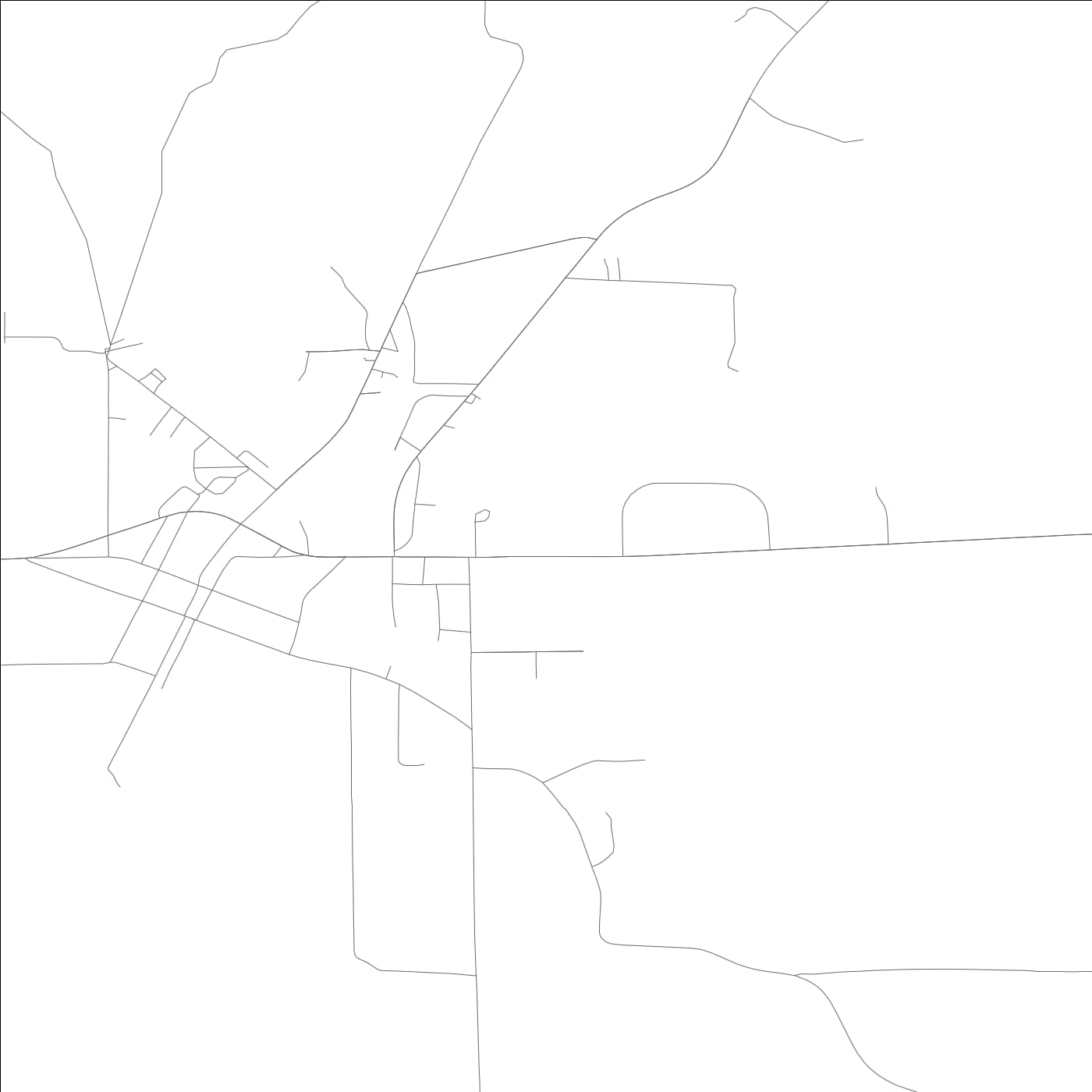 ROAD MAP OF FORT DEPOSIT, ALABAMA BY MAPBAKES
