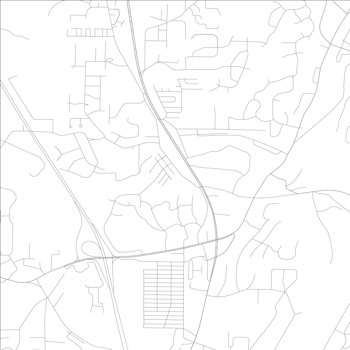 ROAD MAP OF FULTONDALE, ALABAMA BY MAPBAKES