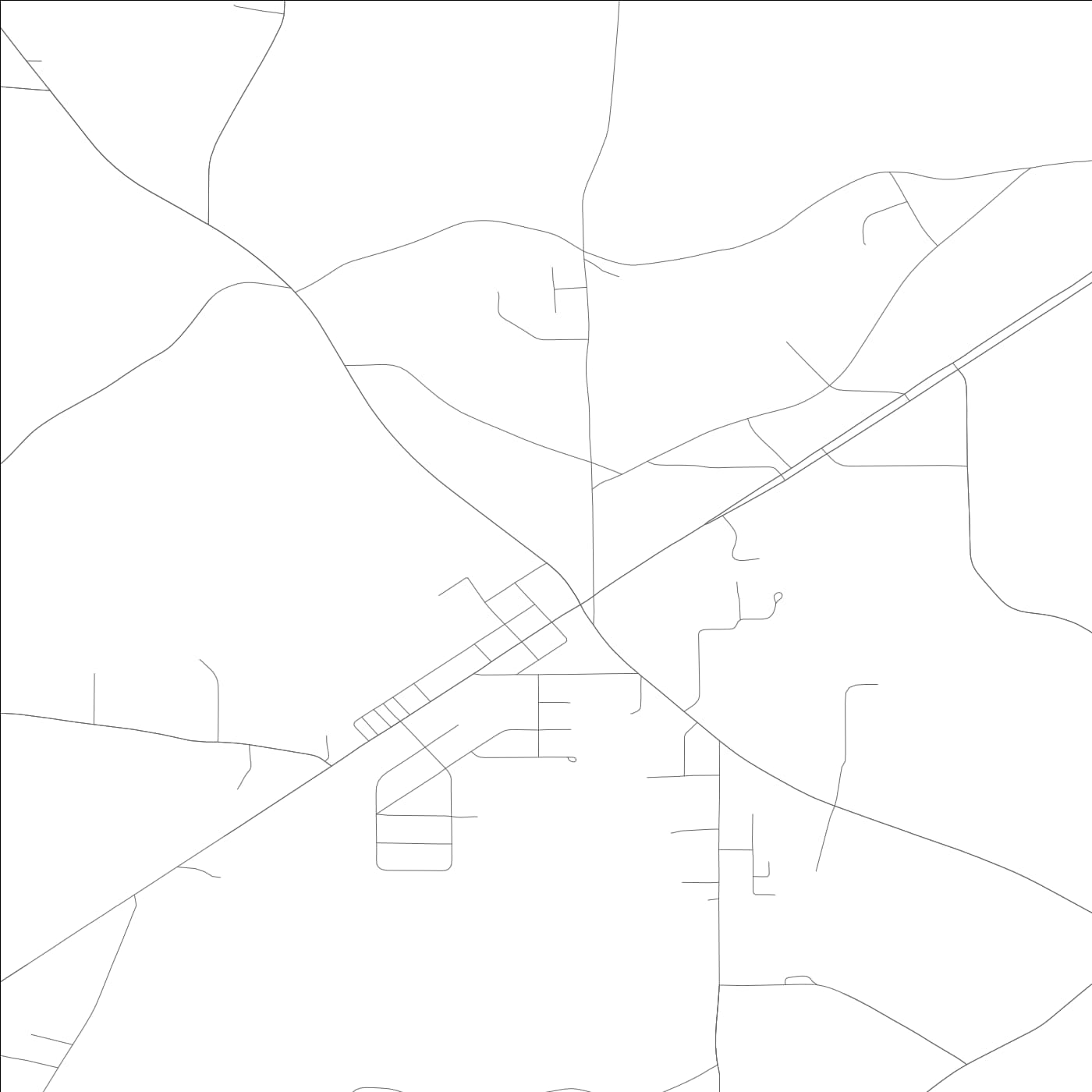 ROAD MAP OF FYFFE, ALABAMA BY MAPBAKES