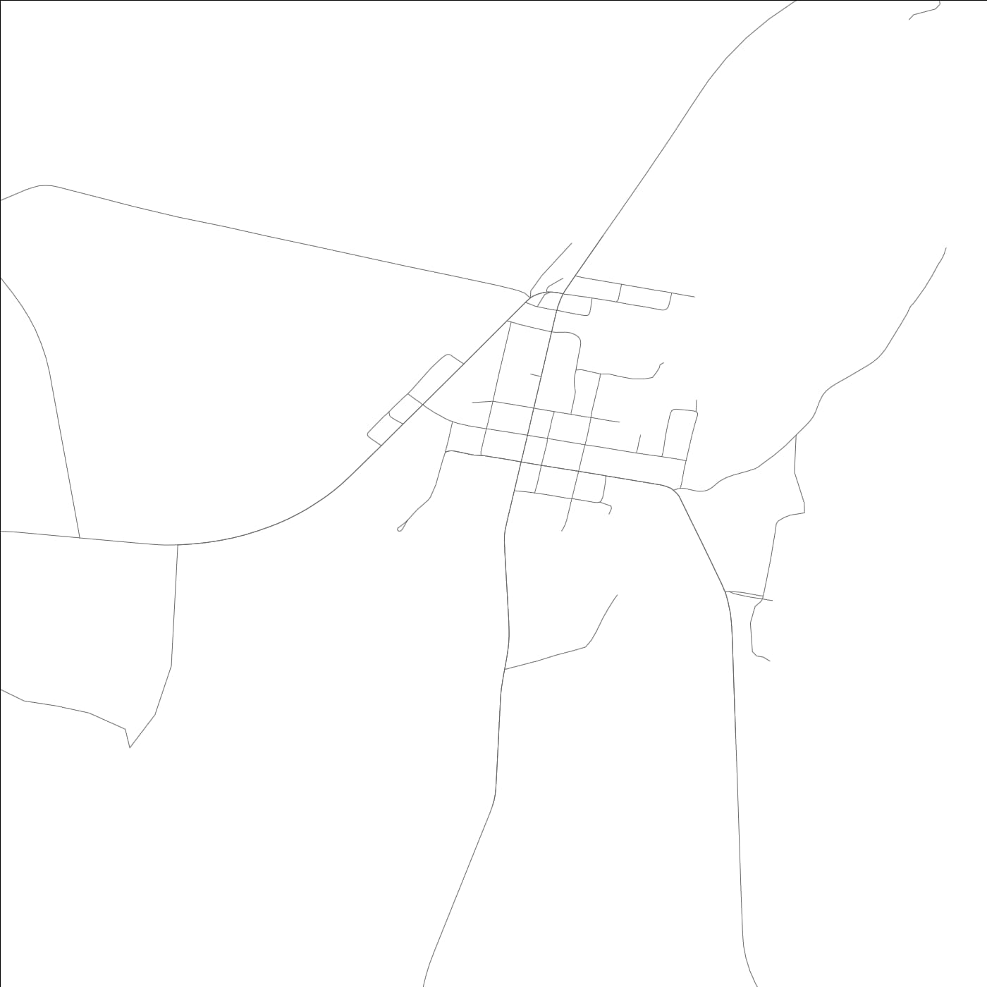 ROAD MAP OF GAINESVILLE, ALABAMA BY MAPBAKES