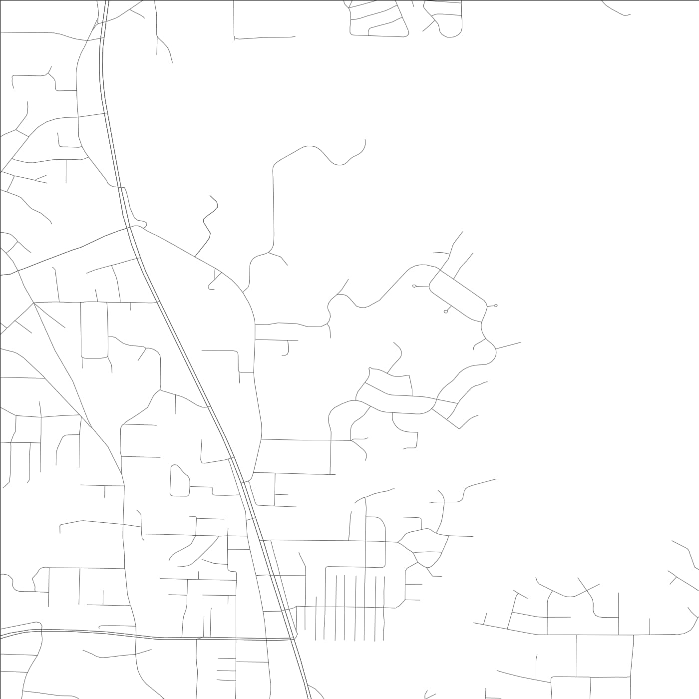 ROAD MAP OF GARDENDALE, ALABAMA BY MAPBAKES