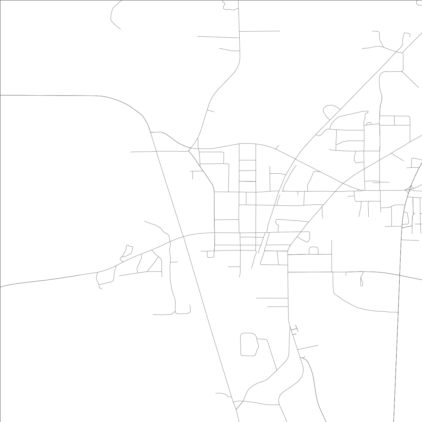 ROAD MAP OF GEORGIANA, ALABAMA BY MAPBAKES