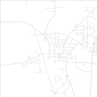 ROAD MAP OF GEORGIANA, ALABAMA BY MAPBAKES