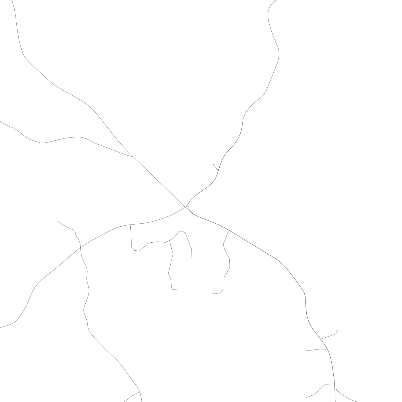 ROAD MAP OF GOLDVILLE, ALABAMA BY MAPBAKES