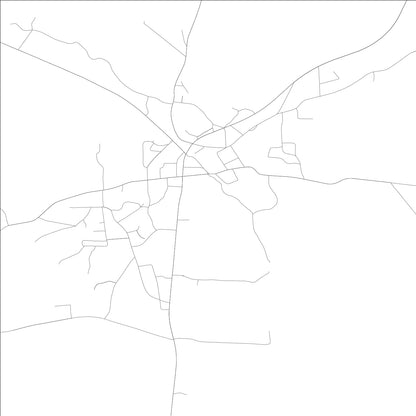 ROAD MAP OF GOODWATER, ALABAMA BY MAPBAKES