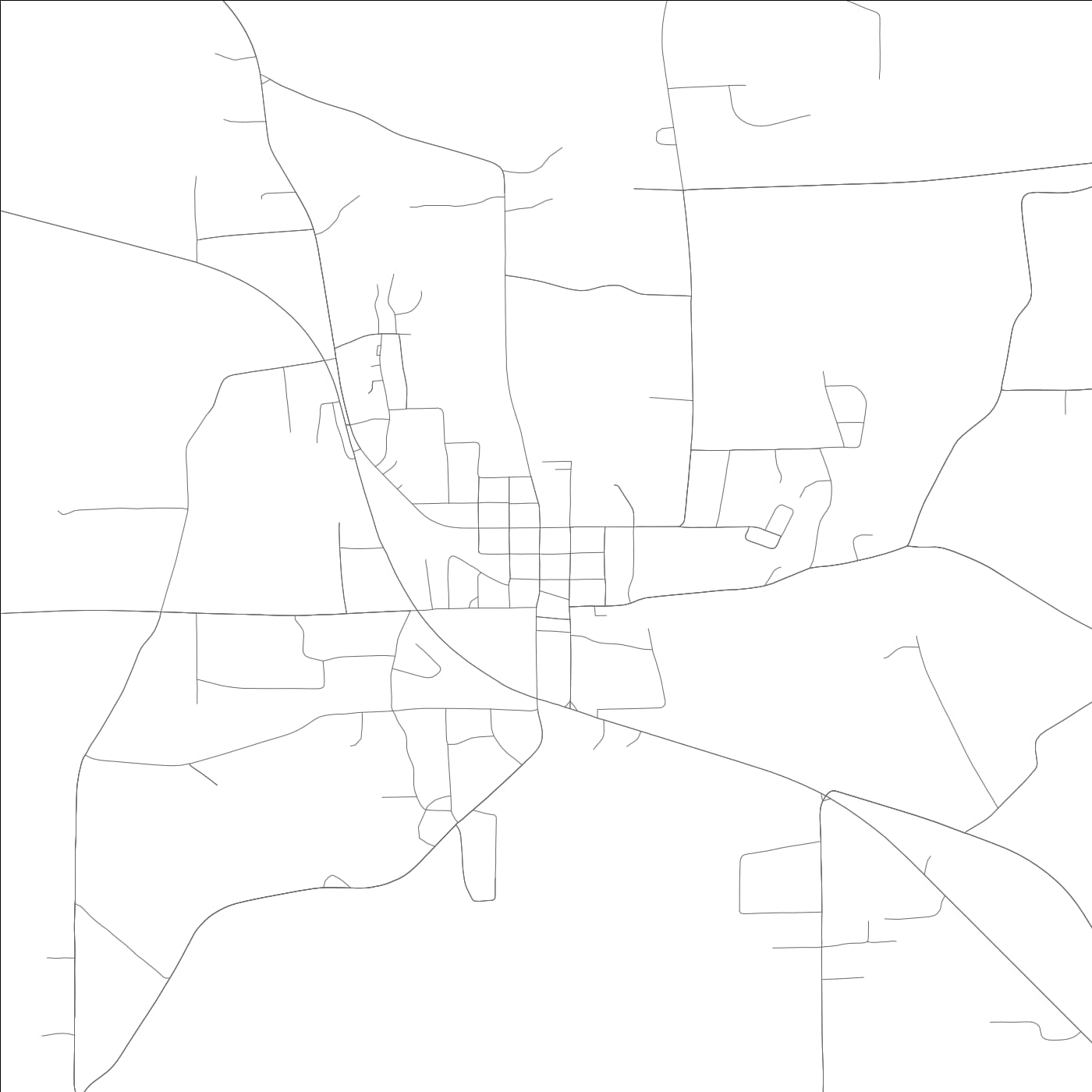 ROAD MAP OF GORDO, ALABAMA BY MAPBAKES